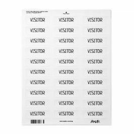 VISITOR ETIKET