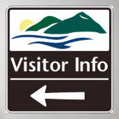 Visitor Information Sign-Poster Poster (Voorkant)