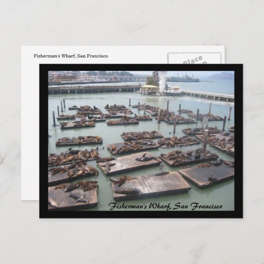 visjager briefkaart (Voorkant / Achterkant)