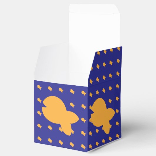 Visjes Visjes Kids Blauwe Grote Vis       Bedankdoosjes (Geopend)