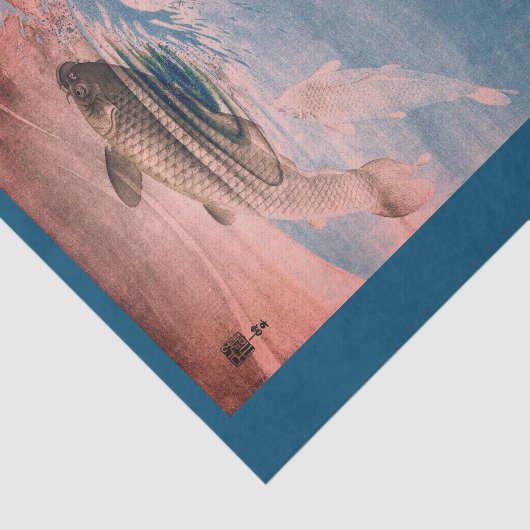 VISJUMPING IN WATERweefsel Tissuepapier (Detail)