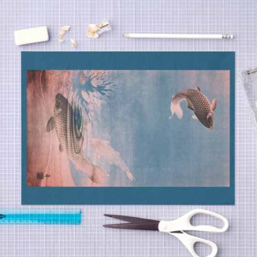 VISJUMPING IN WATERweefsel Tissuepapier (Craft)