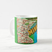  viskaart van Minnesota Koffiemok (Voorkant links)