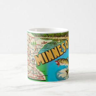 viskaart van Minnesota Koffiemok