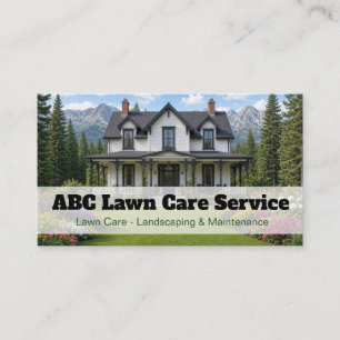 Viskaart voor Freshcut Lawn Care Visitekaartje