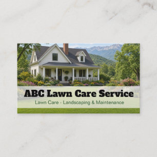Viskaart voor Freshcut Lawn Care Visitekaartje