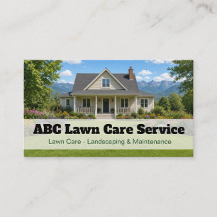 Viskaart voor Freshcut Lawn Care Visitekaartje