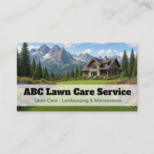 Viskaart voor Freshcut Lawn Care Visitekaartje