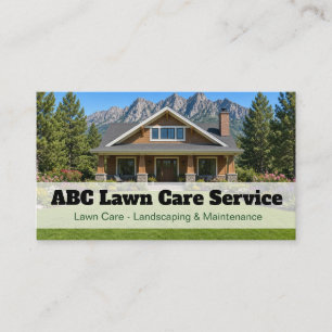 Viskaart voor Freshcut Lawn Care Visitekaartje