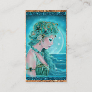 Viskaarten voor Moonlit Mermaid door Renee Lavoie Visitekaartje