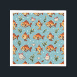 viskarakter servet<br><div class="desc">We hebben gebruik gemaakt van de kenmerken van de vis en deze verwerkt in het ontwerp van het servet.</div>