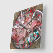 Viskast Vierkante Klok (Hoek)