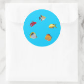 viskom ronde sticker (Tas)