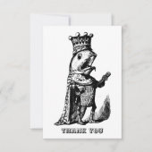 Viskoning Bedankkaart (Voorkant)