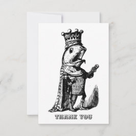 Viskoning Bedankkaart