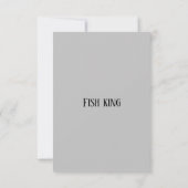 Viskoning Bedankkaart (Achterkant)