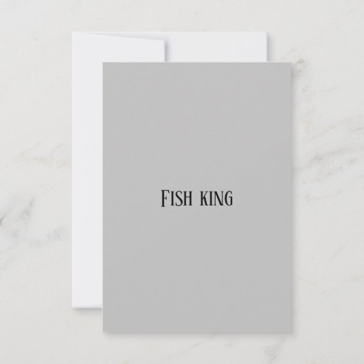 Viskoning Bedankkaart (Achterkant)