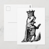 Viskoning Briefkaart (Voorkant / Achterkant)