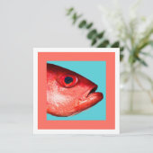 viskop kaart (Staand voorkant)