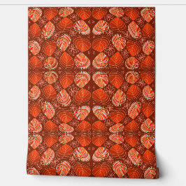 Viskop laat nieuwe bloemharten - Terracotta Behang