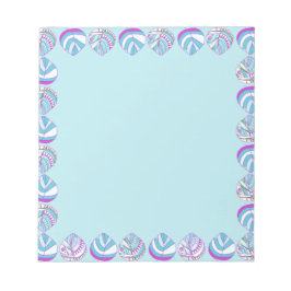 Viskop laat Paarse lucht achter Notitieblok