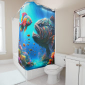 Viskunst Douchegordijn (In situ)