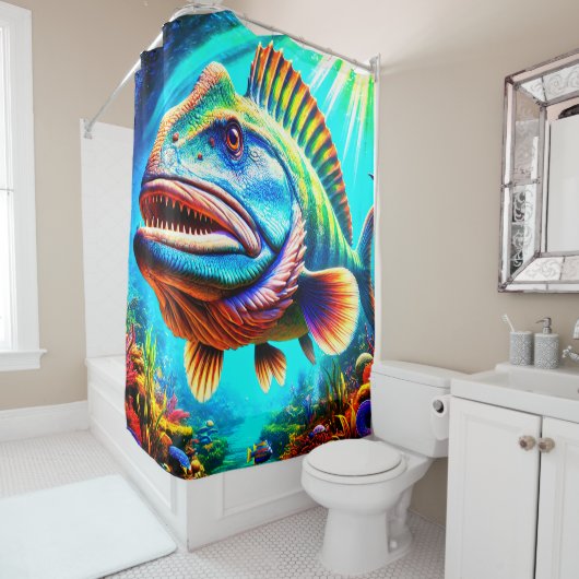 Viskunst Douchegordijn (In situ)