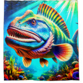 Viskunst Douchegordijn (Voorkant)