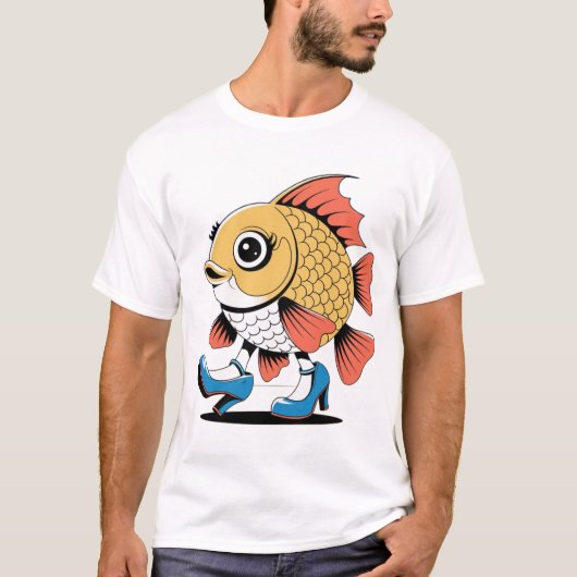 Viskunst T-shirt (Voorkant)