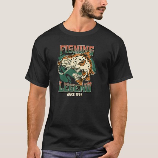 Vislegend Forel Baars Visser Sinds 1996 De T-shirt (Voorkant)