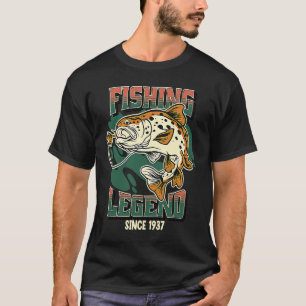 Vislegend Snoek Baars Visser Sinds 1937 De T-shirt