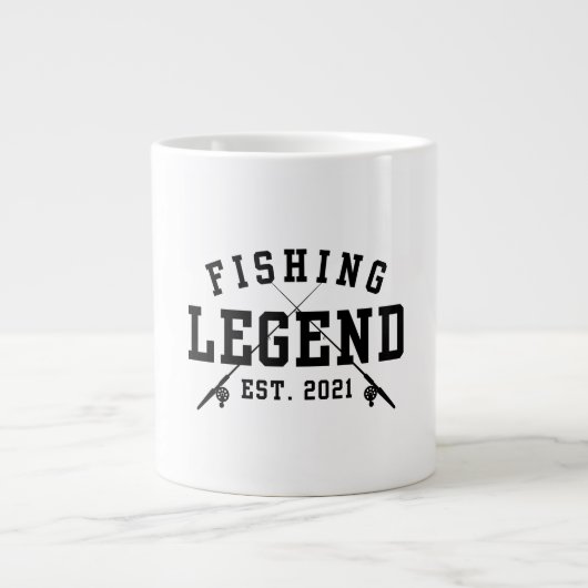 Vislegendes Gevestigd 2021 Grote Koffiekop (Voorkant)