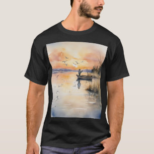 Visleven Hengelaar Vang En Laat Los Natuur Vrede T-shirt