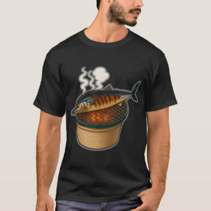 Visleven - Houtskool Geroosterde Stille Oceaansaur T-shirt