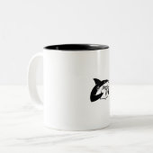 Vislezer Tweekleurige Koffiemok (Voorkant links)