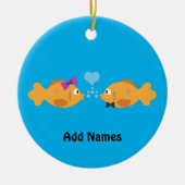 visliefde keramisch ornament (Voorkant)