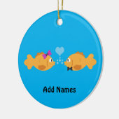 visliefde keramisch ornament (Links)