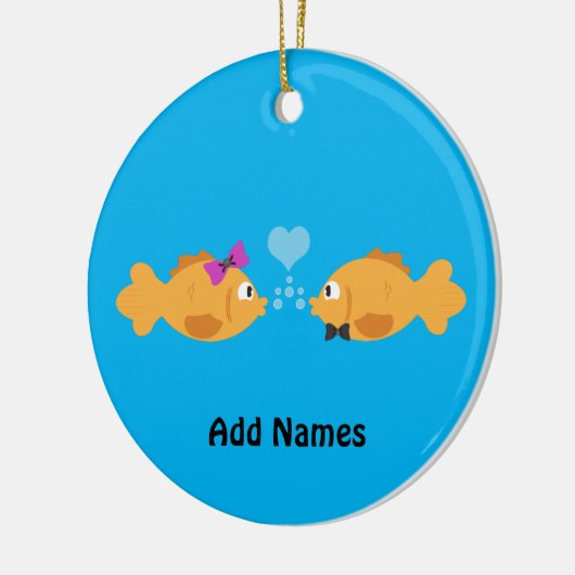 visliefde keramisch ornament (Links)