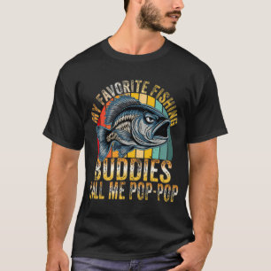 Visliefde Oma Bass Visvangst Shirts