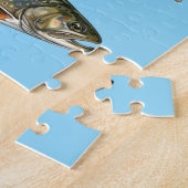 Visliefhebber – Forel Vissen Ontwerp Legpuzzel (Zijkant)