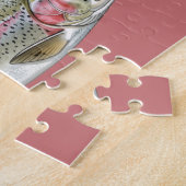 Visliefhebber - Forel Vissen Ontwerp Legpuzzel (Zijkant)