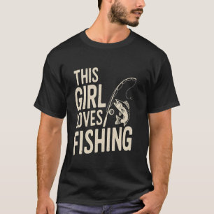 Visliefhebber Meisje Ontwerp voor Vrouwen, Tiener  T-shirt