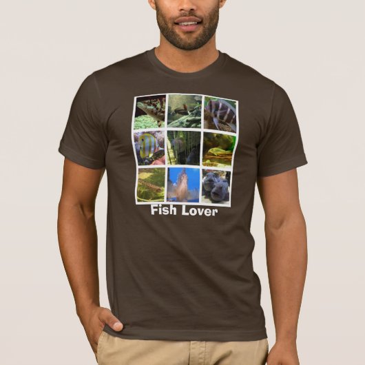 Visliefhebber Raster T-shirt (Voorkant)