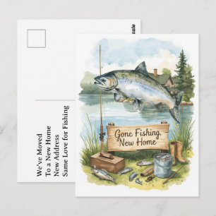 Visliefhebber verhuist thema briefkaart