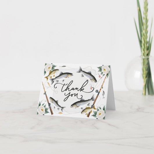 Visliefhebbers Bedankt met vis en bloemen (Voorkant)