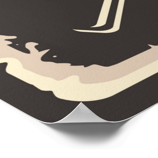  visliefhebbers met een coole retro poster (Hoek)