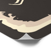  visliefhebbers met een coole retro poster (Hoek)