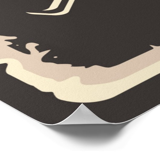 visliefhebbers met een coole retro poster (Hoek)