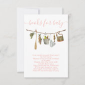 Vislijn boeken voor baby Meisje kaart (Voorkant)