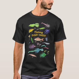 Vislokmiddelen Moeten Gevarieerde Visser Lokmiddel T-shirt